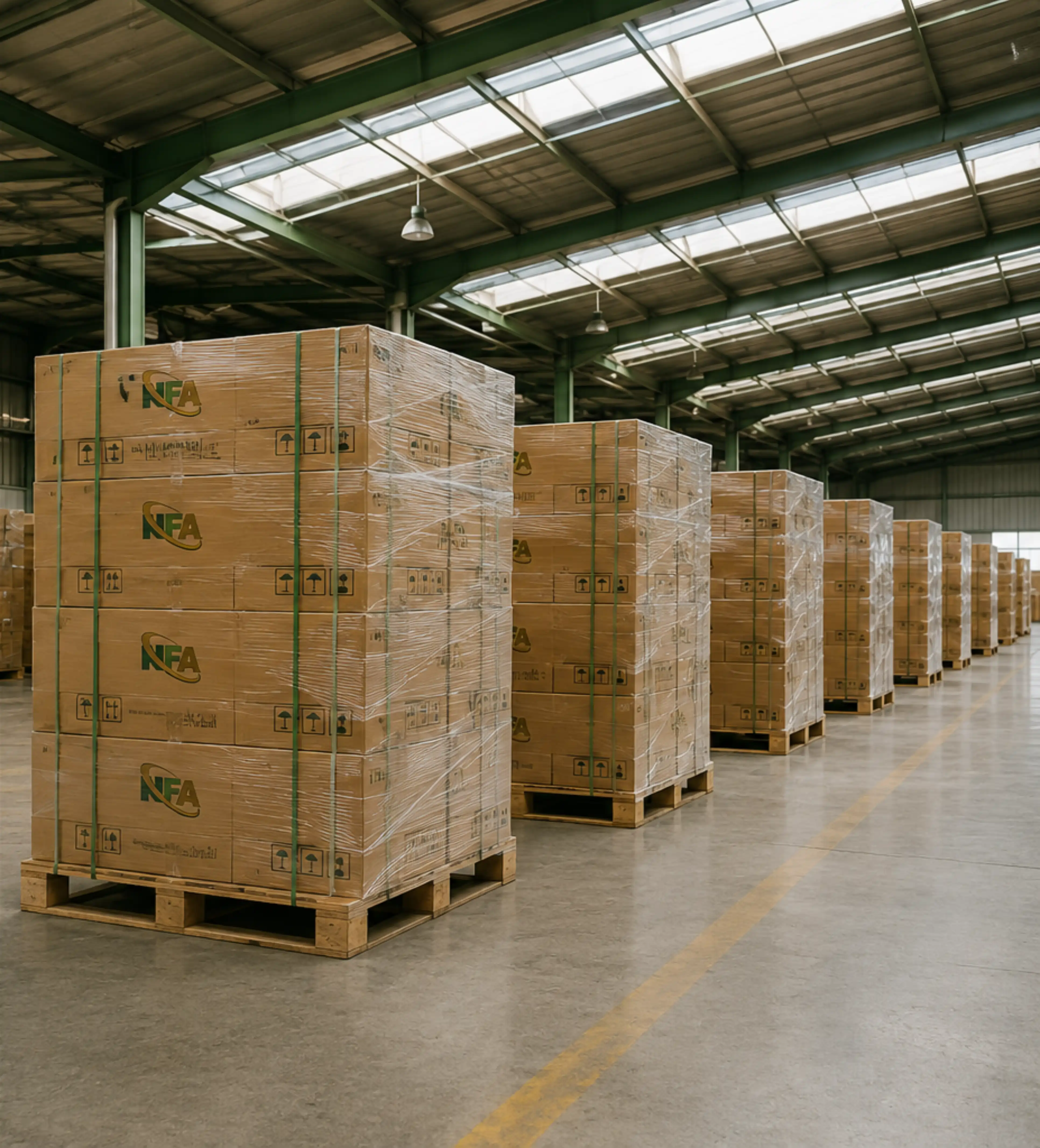 Warehouse and export operations at Nanda Food Export